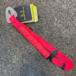 NEW with Tags Amphipod Race Lite Quick Clip Number Belt Elastic Pink 1 inch